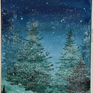 Snow Flake Lit Night